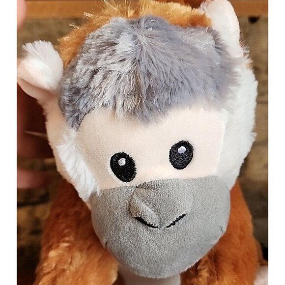 Rainforest Plush Black Capped Squirrel Monkey with Tag - Picture 3 of 12